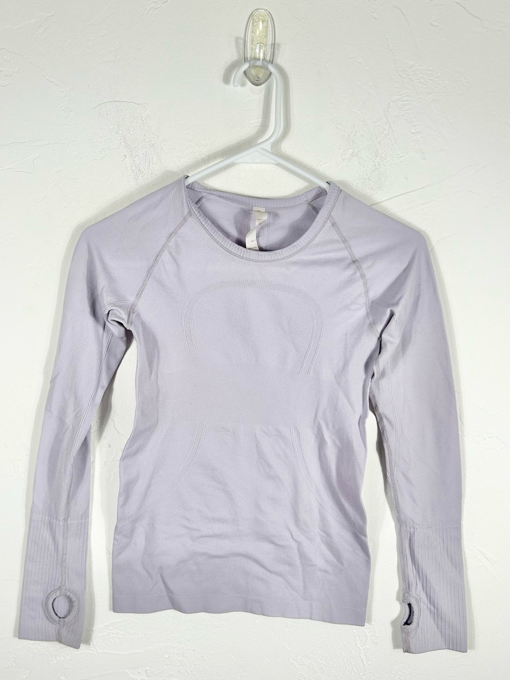 Lululemon Swiftly Tech Long Sleeve Crew 2.0 Lavender Lilac Purple Size 2